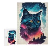 for Adults 500 PCS Jigsaw Puzzle Celestial Whiskers Teenagers Puzzles Hands-on Game Home Decoration Challenging Game Gifts 500 PCS
