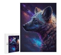for Adults 500 PCS Jigsaw Puzzle Cosmic Wolf Portrait-33 Puzzle for Adults Family Game Precision Cutting Fun Activities at Home 500 PCS