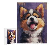 for Adults 500 PCS Jigsaw Puzzle Cute And Joyful Puppy Art Teenagers Puzzles Hands-on Game Home Decoration Challenging Game Gifts 500 PCS
