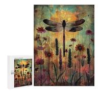 for Adults 500 PCS Jigsaw Puzzle Dragonfly Dreams Teenagers Puzzles Hands-on Game Home Decoration Challenging Game Gifts 500 PCS