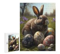 for Adults 500 PCS Jigsaw Puzzle Easter Bunny IV Jigsaw for Adults Relaxing Games For Family Fun Challenging Game Gifts 500 PCS
