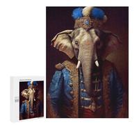 for Adults 500 PCS Jigsaw Puzzle Elephant Poster Teenagers Puzzles Hands-on Game Home Decoration Challenging Game Gifts 500 PCS