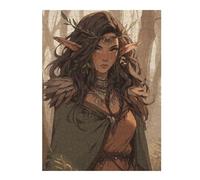for Adults 500 PCS Jigsaw Puzzle Epic Elf Druid Jigsaws for Adults Family Game Difficult Hard Challenging Game Gifts 500 PCS