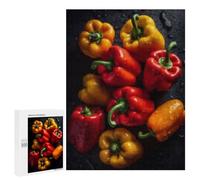 for Adults 500 PCS Jigsaw Puzzle Fresh Bell Peppers Variety Pack Puzzle for Adults Family Game Precision Cutting Fun Activities at Home 500 PCS