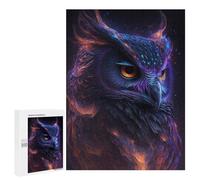 for Adults 500 PCS Jigsaw Puzzle Galaxy Owl Bird Puzzle for Adults Family Game Precision Cutting Fun Activities at Home 500 PCS