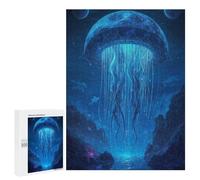 for Adults 500 PCS Jigsaw Puzzle Giant Jellyfish in Alien Landscape Teenagers Puzzles Hands-on Game Home Decoration Challenging Game Gifts 500 PCS