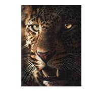for Adults 500 PCS Jigsaw Puzzle Leopard Portrait Close-Up Jigsaws for Adults Family Game Difficult Hard Challenging Game Gifts 500 PCS