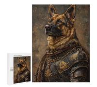 for Adults 500 PCS Jigsaw Puzzle Medieval Knight Dog Armor-6 Jigsaw Puzzles for Adults Staycation Kill Time Every Piece Is Unique - Great Gift for Gaming 500 PCS