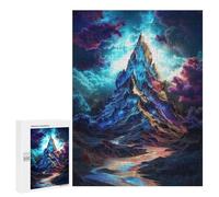 for Adults 500 PCS Jigsaw Puzzle Mystical Mountain Peak Puzzles for Adults Anti-Stress Toys Difficult Hard Fun Activities at Home 500 PCS