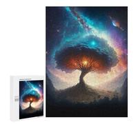 for Adults 500 PCS Jigsaw Puzzle Mystical Space Tree Teenagers Puzzles Hands-on Game Home Decoration Challenging Game Gifts 500 PCS