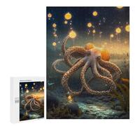 for Adults 500 PCS Jigsaw Puzzle Octopus Imaginative Teenagers Puzzles Hands-on Game Home Decoration Challenging Game Gifts 500 PCS