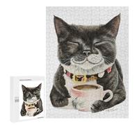 for Adults 500 PCS Jigsaw Puzzle Purrfect Morning Teenagers Puzzles Hands-on Game Home Decoration Challenging Game Gifts 500 PCS