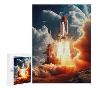 for Adults 500 PCS Jigsaw Puzzle Rocket Take Off Puzzles for Adults Anti-Stress Toys Difficult Hard Fun Activities at Home 500 PCS