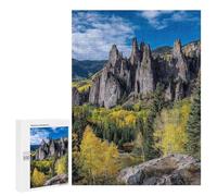 for Adults 500 PCS Jigsaw Puzzle Rocky Mountain Landscape Jigsaw Puzzles for Adults Staycation Kill Time Every Piece Is Unique - Great Gift for Gaming 500 PCS