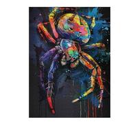 for Adults 500 PCS Jigsaw Puzzle Spider Popart Painting Jigsaws for Adults Family Game Difficult Hard Challenging Game Gifts 500 PCS