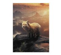 for Adults 500 PCS Jigsaw Puzzle The Mountain Fox Butterfly Jigsaws for Adults Family Game Difficult Hard Challenging Game Gifts 500 PCS