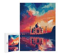 for Adults 500 PCS Jigsaw Puzzle The Taj Mahal in India Puzzles for Adults Anti-Stress Toys Difficult Hard Fun Activities at Home 500 PCS