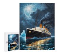 for Adults 500 PCS Jigsaw Puzzle The Titanic Puzzles for Adults Anti-Stress Toys Difficult Hard Fun Activities at Home 500 PCS