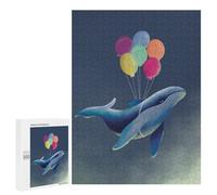 for Adults 500 PCS Jigsaw Puzzle Whale Hello There Teenagers Puzzles Hands-on Game Home Decoration Challenging Game Gifts 500 PCS