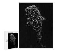 for Adults 500 PCS Jigsaw Puzzle Whale Shark Silhouette Jigsaw for Adults Relaxing Games For Family Fun Challenging Game Gifts 500 PCS