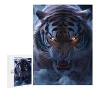 for Adults 500 PCS Jigsaw Puzzle Wild Tiger Roar -1 Puzzle for Adults Family Game Precision Cutting Fun Activities at Home 500 PCS