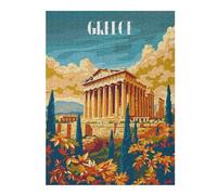 for Adults 500 PCS Puzzle Ancient Greece Glory Jigsaw for Adults Fun Games Hand Speed Race Unique Gifts for Birthday And Christmas 500 PCS