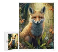 for Adults 500 PCS Puzzle Beautiful Red Fox Jigsaw Puzzles for Adults But Fun And Humorous for Birthday, Chrismas for Is Ideal As A Gift 500 PCS