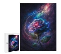 for Adults 500 PCS Puzzle Cosmic Rose Fantasy Art Jigsaw Puzzles for Adults But Fun And Humorous for Birthday, Chrismas for Is Ideal As A Gift 500 PCS
