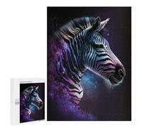 for Adults 500 PCS Puzzle Cosmic Zebra Art Print-8 Jigsaw Puzzles for Adults But Fun And Humorous for Birthday, Chrismas for Is Ideal As A Gift 500 PCS