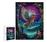 for Adults 500 PCS Puzzle Enchanted Hummingbird Flight Adult Puzzles Hands-on Game Improve Memory Unique Gifts for Birthday And Christmas 500 PCS