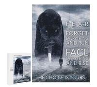 for Adults 500 PCS Puzzle Fear Has Two Meanings Jigsaw Puzzles for Adults But Fun And Humorous for Birthday, Chrismas for Is Ideal As A Gift 500 PCS