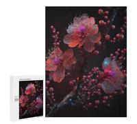 for Adults 500 PCS Puzzle Glowing Cherry Blossom Branches Jigsaw Puzzles for Adults But Fun And Humorous for Birthday, Chrismas for Is Ideal As A Gift 500 PCS