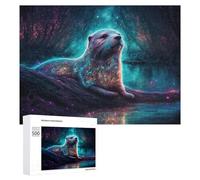 for Adults 500 PCS Puzzle Magical Forest Otter -1 Adult Puzzles Hands-on Game Improve Memory Unique Gifts for Birthday And Christmas 500 PCS