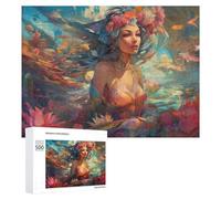 for Adults 500 PCS Puzzle Mermaid Fantasy Underwater Paradise Adult Puzzles Hands-on Game Improve Memory Unique Gifts for Birthday And Christmas 500 PCS