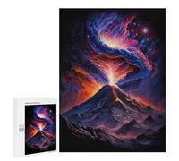 for Adults 500 PCS Puzzle Volcanoes in The Galaxy Jigsaw Puzzles for Adults But Fun And Humorous for Birthday, Chrismas for Is Ideal As A Gift 500 PCS