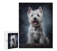 for Adults 500 PCS Puzzle West Highland White Terrie Jigsaw Relax Games Perfect Decoration Unique Gifts for Birthday And Christmas 500 PCS