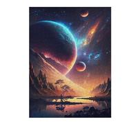 for Adults 52x38cm/1000pcs Jigsaw Puzzle Celestial Symphony Space Adult Jigsaw Brain Teaser Game Enhance Memory Unique Birthday And Xmas Gifts 52x38cm/1000pcs