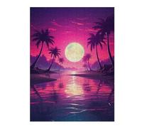 for Adults 52x38cm/1000pcs Jigsaw Puzzle Luminous Tropics Unveiled Adult Jigsaw Brain Teaser Game Enhance Memory Unique Birthday And Xmas Gifts 52x38cm/1000pcs