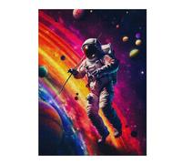 for Adults 52x38cm/1000pcs Jigsaw Puzzle Nebula Astronaut Adult Jigsaw Brain Teaser Game Enhance Memory Unique Birthday And Xmas Gifts 52x38cm/1000pcs