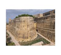 for Adults 52x38cm/1000pcs Jigsaw Puzzle St John Bastion In Malta Teenagers Puzzles Brain Teaser Game Analysis And Logic Challenging Game Gifts 52x38cm/1000pcs