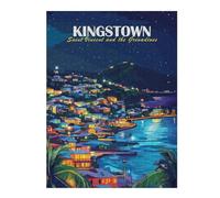 for Adults 52x38cm/1000pcs Puzzle Kingstown, Saint Vincent And The Grenadines Puzzle for Adults DIY Toys Presents for Women Unique Gifts for Birthday And Christmas 52x38cm/1000pcs
