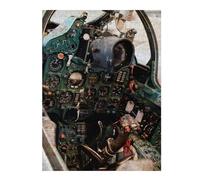 for Adults 52x38cm/1000pcs Puzzle Mig21 Cockpit ColdWar Jet Puzzle for Adults DIY Toys Presents for Women Unique Gifts for Birthday And Christmas 52x38cm/1000pcs