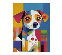 for Adults 52x38cm/1000pcs Puzzle Original Abstract Puppy Portrait Jigsaws for Adults Relaxing Games Presents for Women for Is Ideal As A Gift 52x38cm/1000pcs