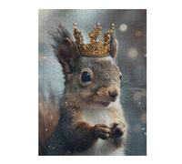 for Adults 52x38cm/1000pcs Puzzle Squirrel King Jigsaw for Adults Fun Games Hand Speed Race Unique Gifts for Birthday And Christmas 52x38cm/1000pcs
