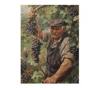 for Adults 52x38cm/1000pcs Puzzle Vineyard Harvest Painting Jigsaws for Adults Relaxing Games Presents for Women for Is Ideal As A Gift 52x38cm/1000pcs