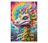 for Adults 75x50cm/1000pcs Jigsaw Puzzle Colorful Mythical Creature-2 Jigsaws for Adults Anti-Stress Toys Stress Reliever Challenging Game Gifts 75x50cm/1000pcs