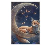 for Adults 75x50cm/1000pcs Jigsaw Puzzle Moonlit Fox Dreams -1 Jigsaw for Adults Brain Teaser Game Presents for Women Fun at Home Activities, 75x50cm/1000pcs