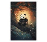 for Adults 75x50cm/1000pcs Jigsaw Puzzle Panda in Enchanted Forest -2 Jigsaw for Adults Brain Teaser Game Presents for Women Fun at Home Activities, 75x50cm/1000pcs
