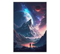for Adults 75x50cm/1000pcs Jigsaw Puzzle Stellar Twilight Galaxy Adult Jigsaw Brain Teaser Game Enhance Memory Unique Birthday And Xmas Gifts 75x50cm/1000pcs