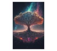 for Adults 75x50cm/1000pcs Jigsaw Puzzle World Tree Yggdrasil Adult Jigsaw Brain Teaser Game Enhance Memory Unique Birthday And Xmas Gifts 75x50cm/1000pcs